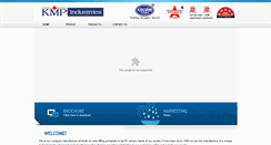 Desktop Screenshot of kmpindustries.com